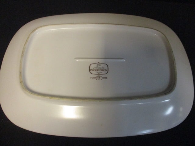 Retro Noritake Progression "Flower Time" China Platter - made in Japan - 3
