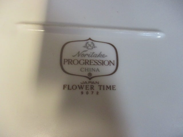 Retro Noritake Progression "Flower Time" China Platter - made in Japan - 4