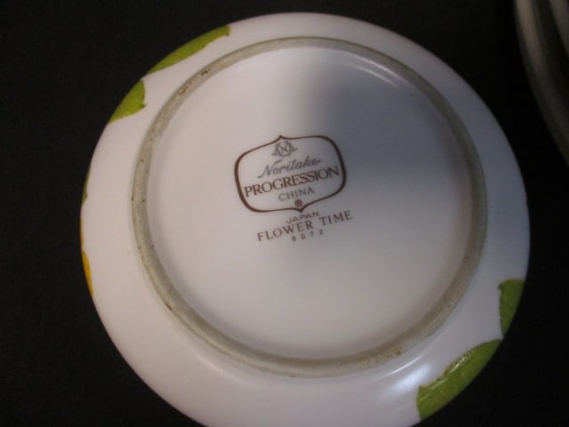 15 Pieces of Retro Noritake Progression "Flower Time" China - made in Japan - 7