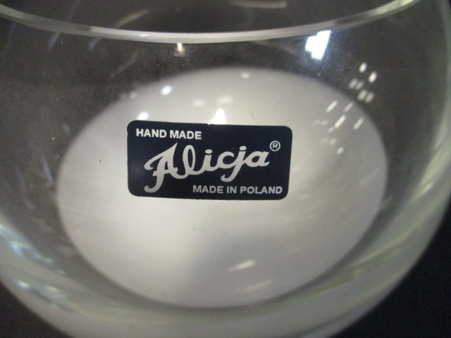 Alicja (Poland) Glass Fish Bowl Vase - 3
