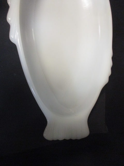 Grouping of Vintage Milk Glass Casserole Dishes, Vase, and Tidbit Dish - 8