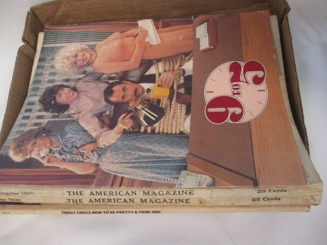 2 Vintage 1930 "The American" Magazine, 1991 "Family Circle" Magazine, and (1 of 6)