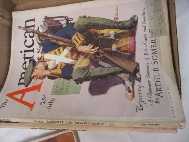 2 Vintage 1930 "The American" Magazine, 1991 "Family Circle" Magazine, and - 2