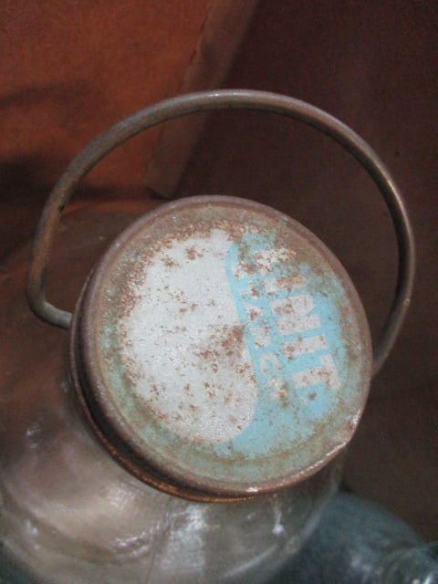 Lot of Vintage Mason Jars and Vintage Box of Wide Mouth Rubber Rings - 10
