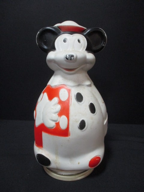 Vintage Nabisco Puppet's Wheat Puffs "Mickey Mouse" Container Bank: 10 1/4"