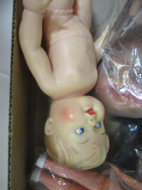Lot of Vintage Dolls and Doll Parts - 2