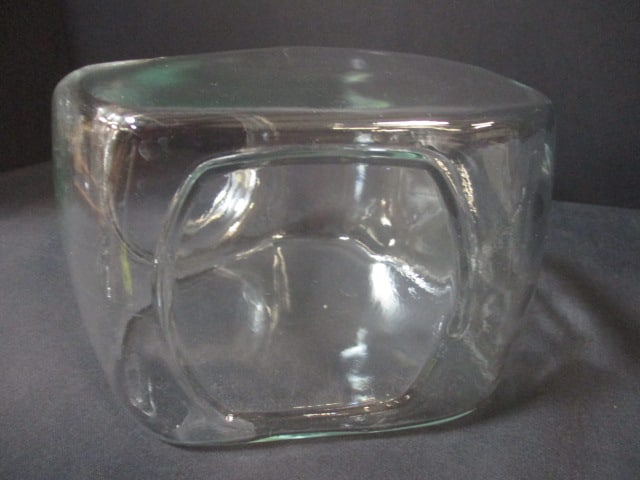 Slanted Glass Canister with Lid - 4