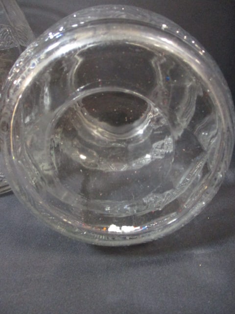 2 Vintage Glass Barrel Shaped Pickle Jars - 4