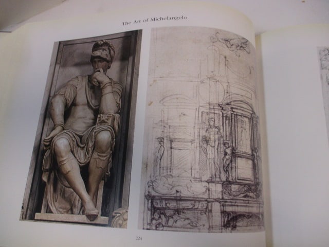 2 Art Coffee Table Picture Books - "Michelangelo" and "Leonardo" - 7