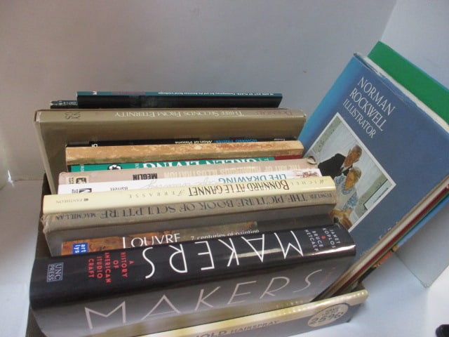 Lot of Art and Drawing Coffee Table and Picture Books - "Norman Rockwell", (1 of 6)
