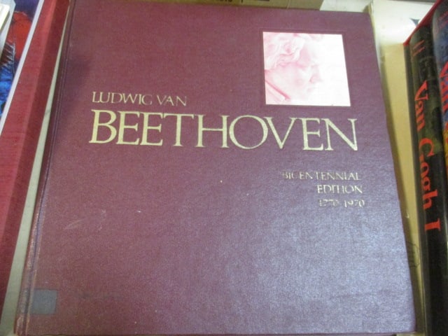 1970 "Ludwig Van Beethoven" Bicentennial Edition Coffee Table Book: .