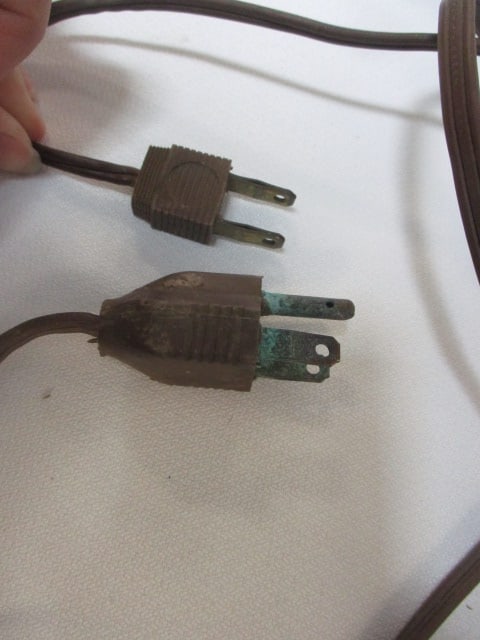 2 Vintage Industrial Metal Electric Desk Lamps - 9