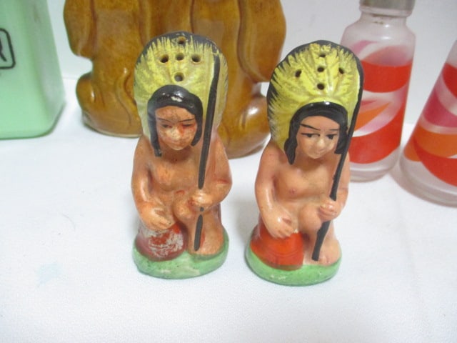 Collection of Vintage Salt and Pepper Shakers - 6
