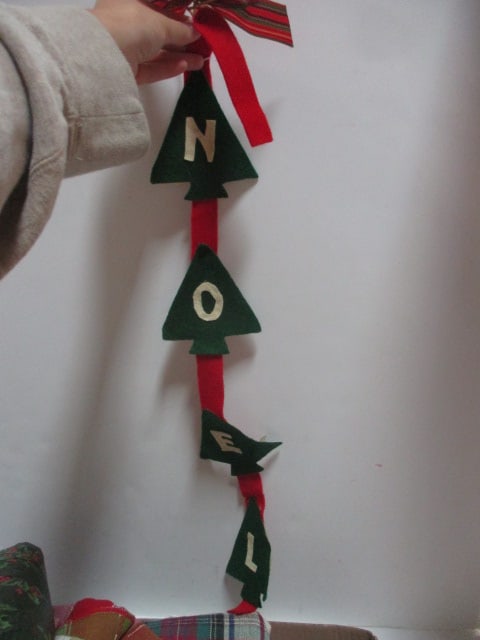 Grouping of Christmas Tablecloths, Aprons, and Linens - 6
