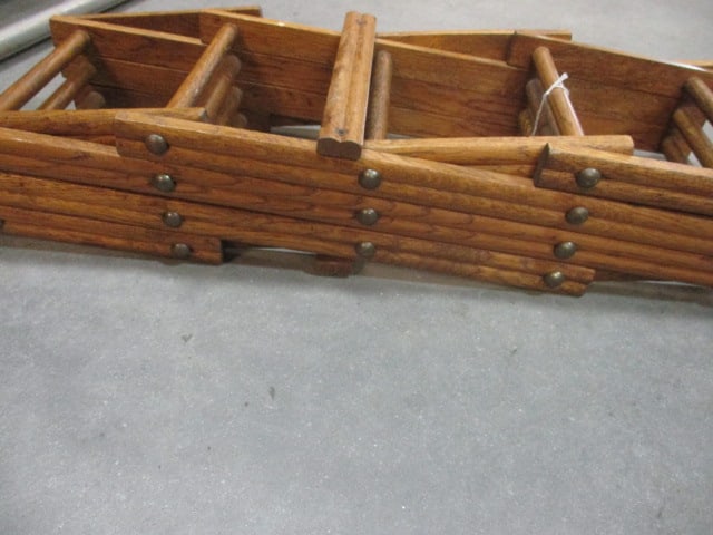 Retro Wood Accordion Wine Rack - 4
