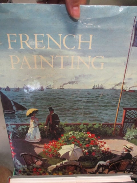 Grouping of Art Coffee Table and Picture Books - Claude Monet, French Paintings, - 2