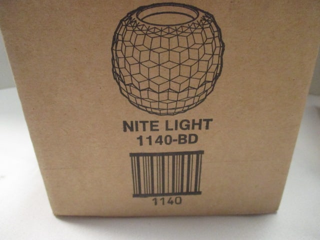 2 Home Interior & Gifts Glass Candle Holder Fairy Night Lights in Original Boxes - 2