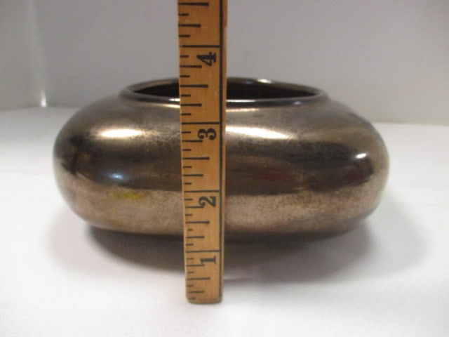 Mid-Century Modern Haeger Floral Iridescent Glass Planter Vase - 5