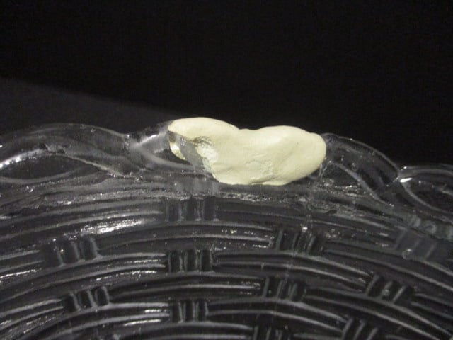 Vintage Clear Pressed Glass "Hen on Nest" Lidded Dish - 3