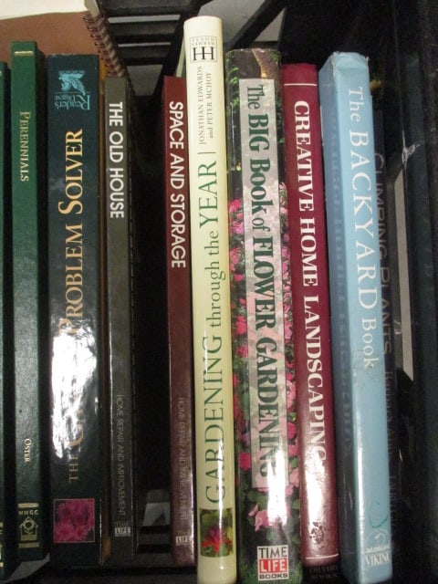 Crate of Landscaping and Home Decorating Books - 5
