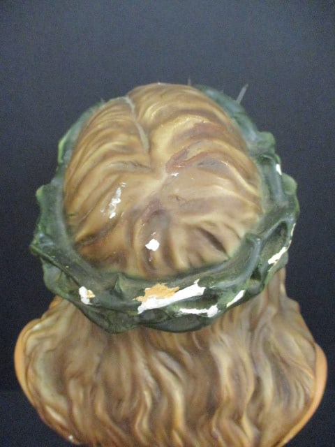 Roman "St. Cristo de Limpia" Jesus Handpainted Bust - 7