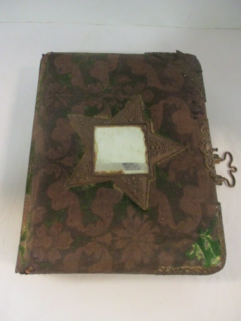 Antique Photo Album with Antique Portraits-Some Tin Type: See all pictures and preview for condition and photo selection