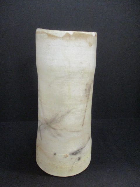 Signed Studio Pottery Turned Vase (1 of 5)