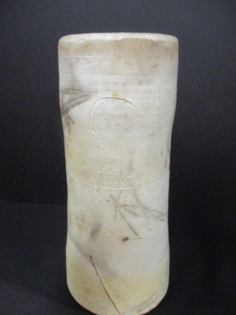 Signed Studio Pottery Turned Vase - 2