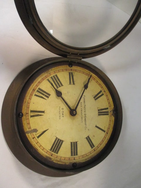 Quartz "Panama Pacific Steamship Co." Nostalgic Nautical Style Wall Clock - 3