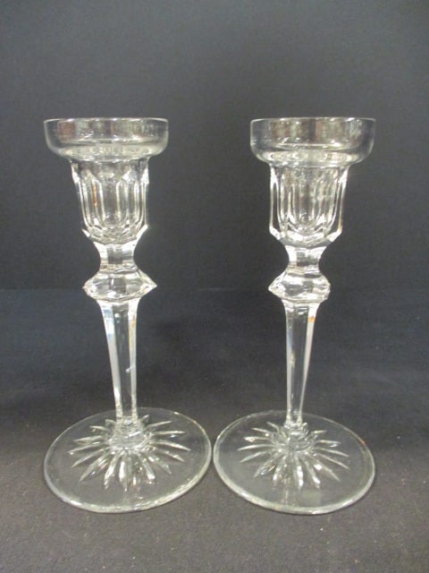Pair of Rogaska Crystal Candle Sticks (1 of 5)