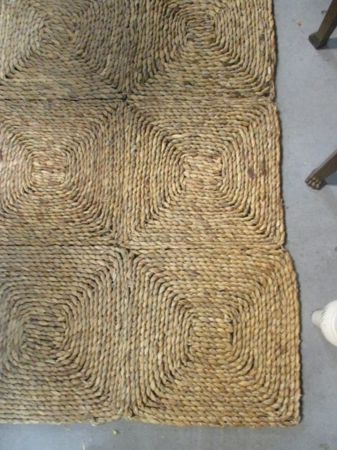 Woven Natural Fiber Braided Rush Runner - 2