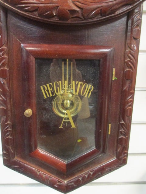 Regulator "A" 8 Day Wall Clock - 4