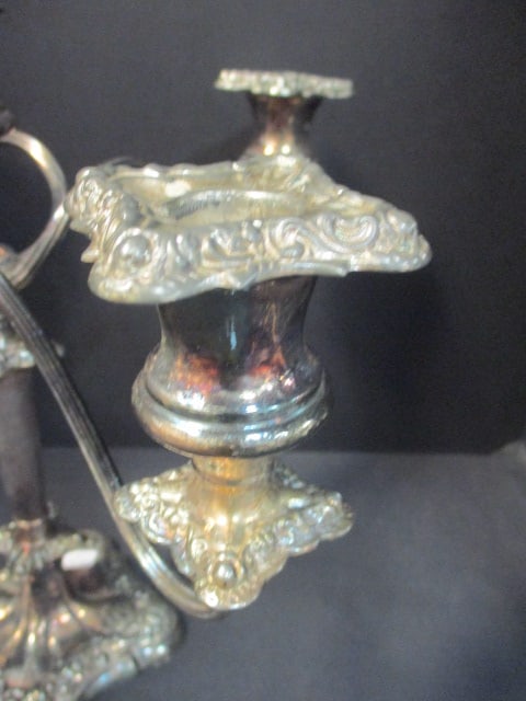 Superior Silver Co. Silverplate 5 Lite Candelabra - 4