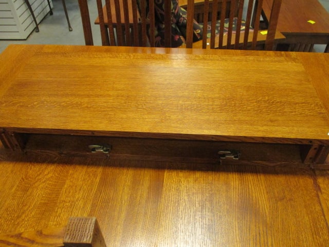 CS Creations Oak Arts & Craft Mission Style Dining Set - 2