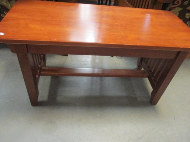 Solid Wood Arts & Craft Mission Style Coffee Table: 36" x 16 1/4" x 18 1/4", some scuffs, Local Pickup Only