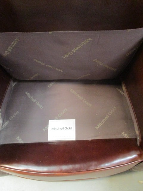 Mitchell Gold Leather Arm Chair - 7