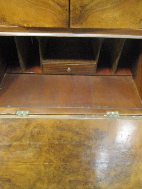 Antique English Fall Front Secretary Desk - 6