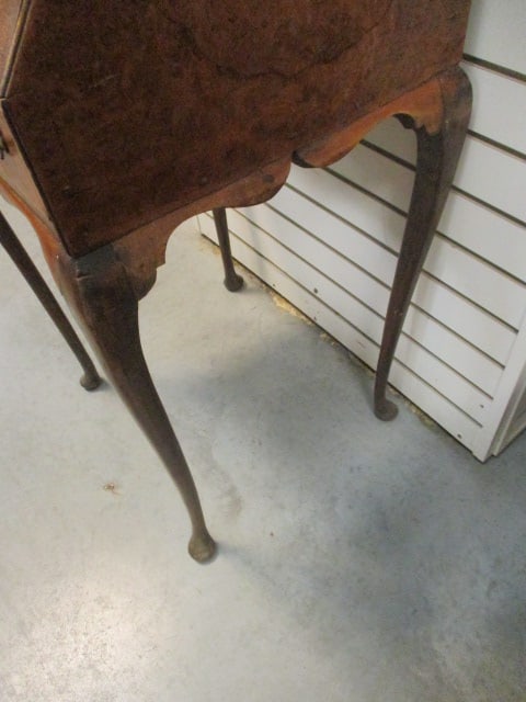Antique English Fall Front Secretary Desk - 9