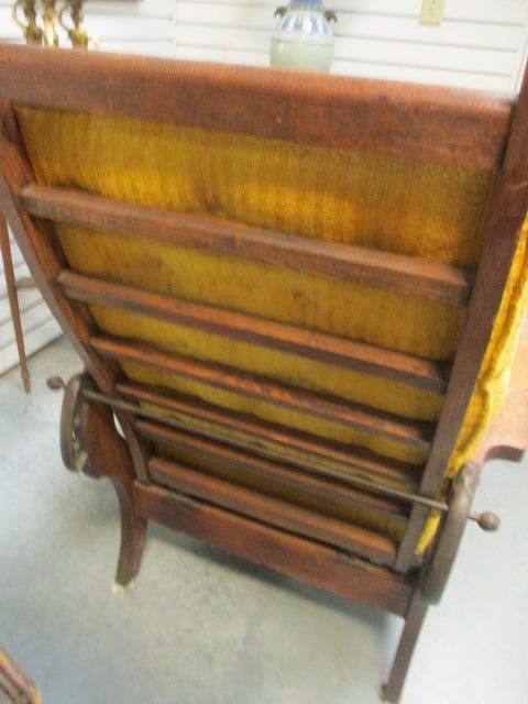 Antique Victorian Eastlake Influenced Platform Lounge Chair - 4