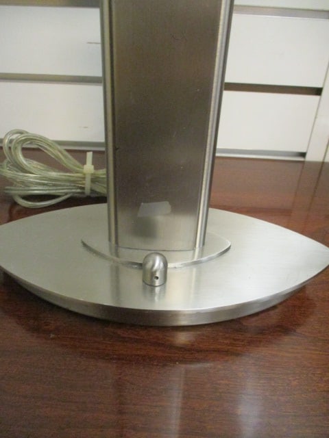 Holtkotter Lighting Brushed Nickel Dimmer Halogen Contemporary Modern Desk Lamp - 2