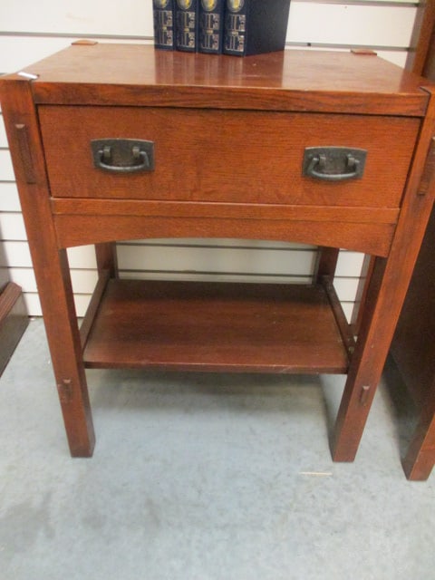 Stickley Arts & Craft Style Nightstand with Drawer (1 of 6)