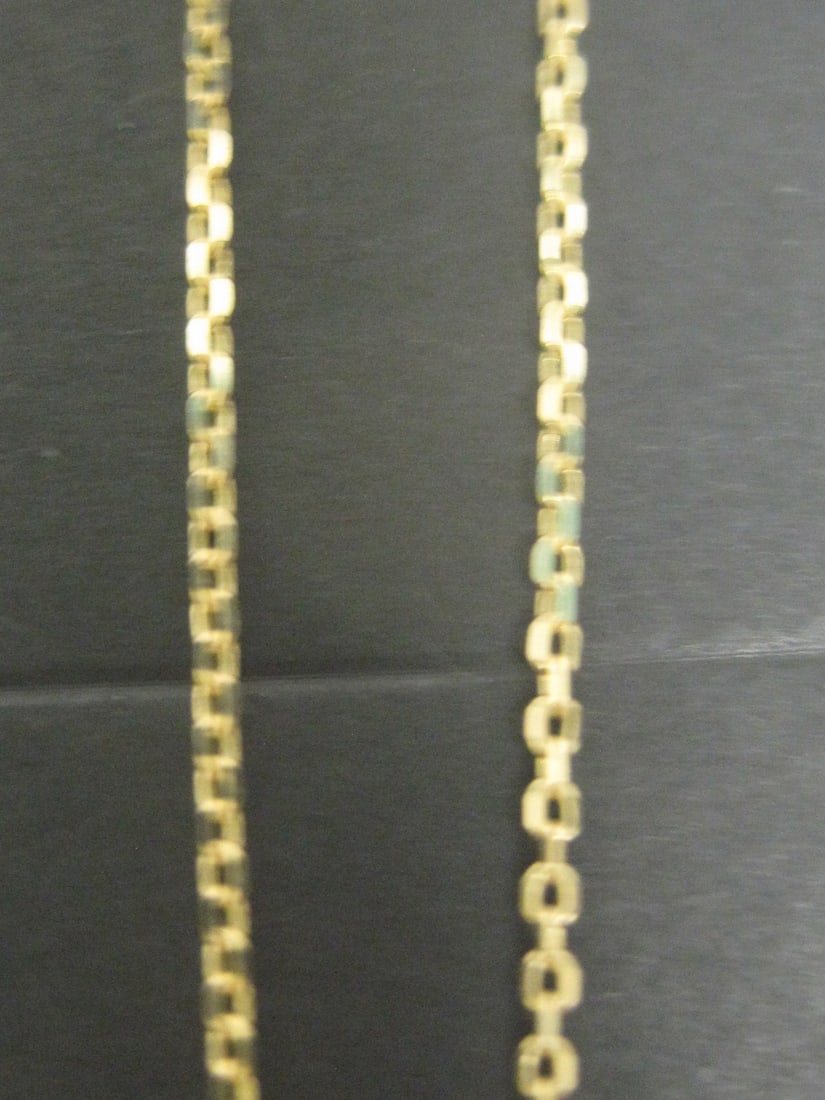 10k Gold Diamond Heart Pendant on 16" 10k Gold Chain - 3