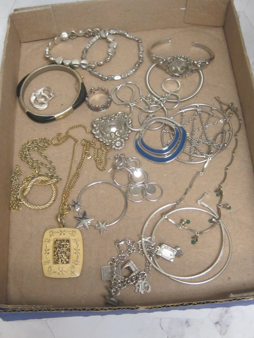 Lot of Vintage/ Modern Estate Jewelry- Some Signed: .