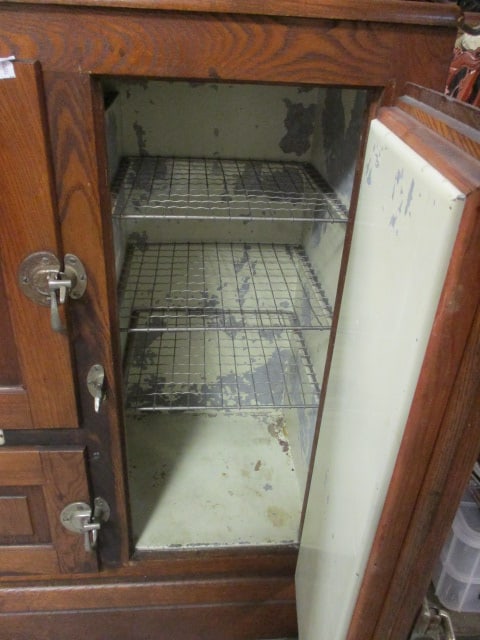 Vintage Niagara Refrigerator Heinz & Munschauer Oak Icebox - 5