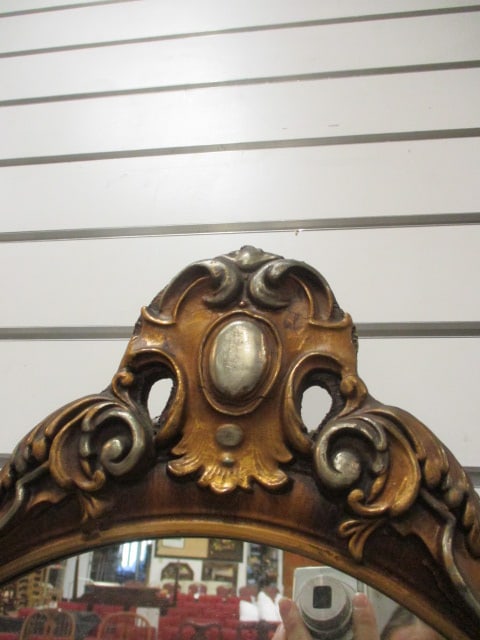 Victorian Carved Framed Arch Top Mirror - 2