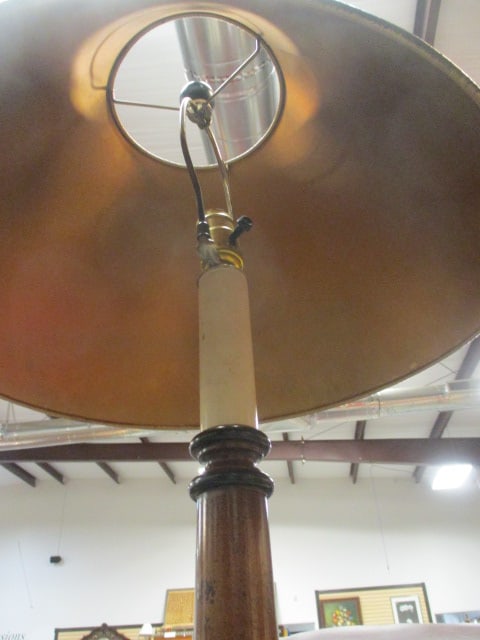Pair of Bamboo Look Candle Stick Floor Lamps - 4