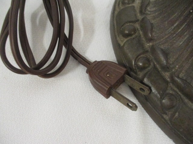 Vintage Art Nouveau Style Goose Neck Desk Lamp - 6