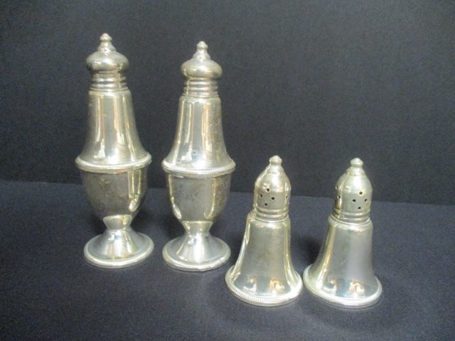 Two Pair of Duchin Weighted Sterling Shaker Sets (1 of 7)