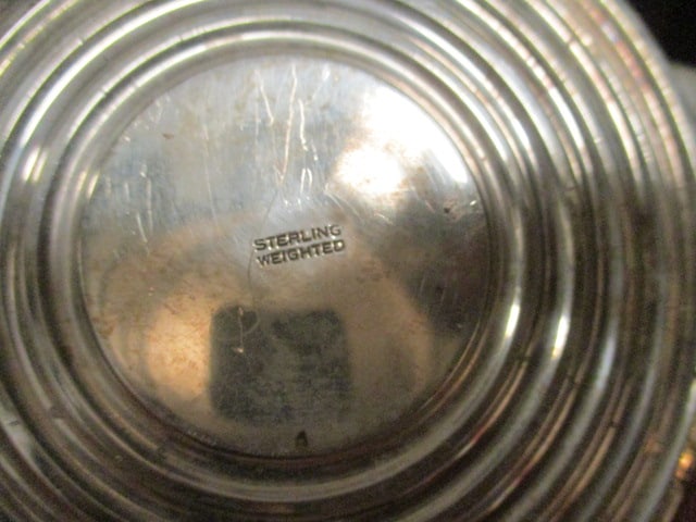 Two Pair of Weighted Sterling Candle Holders - 4