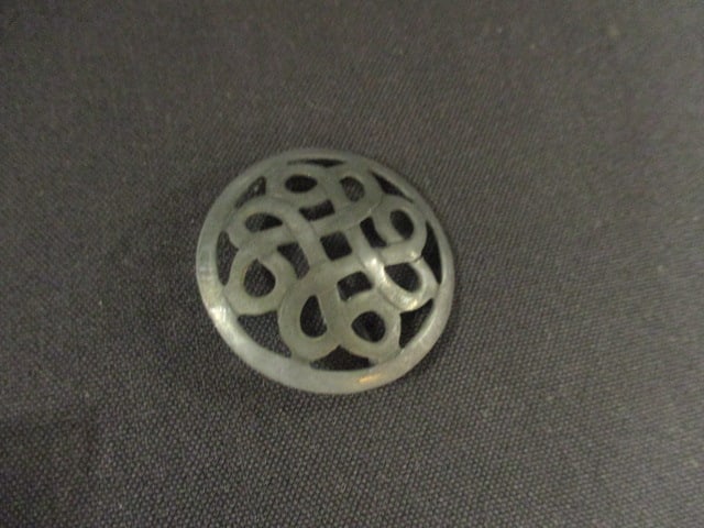 Victorian Sterling Sugar Cube Tong and Three Sterling Pins - 2